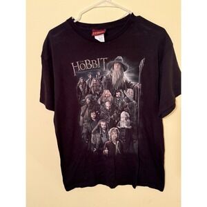 Vintage The Hobbit An Unexpected Journey Movie Promo T Shirt Size Large